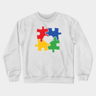 Autism Puzzle Design! Crewneck Sweatshirt